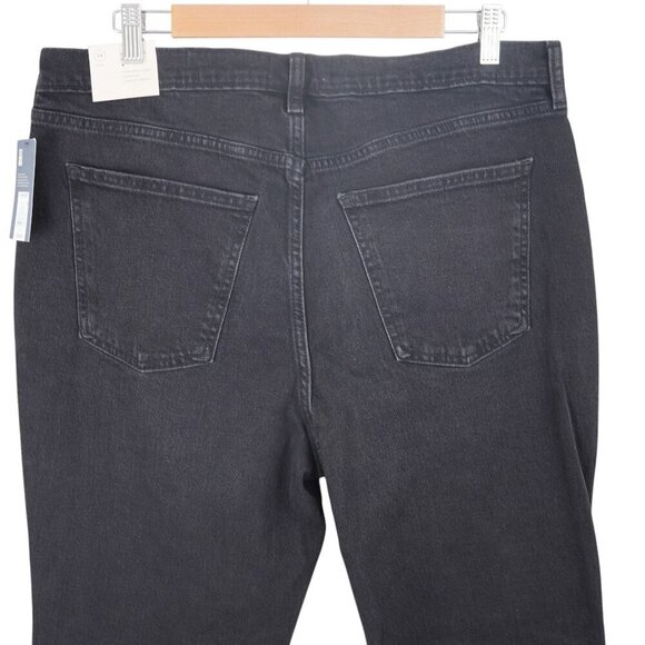 NWT Universal Thread Womens High Rise Flare Jeans Black Denim Size 14 Short Peti - Picture 6 of 6
